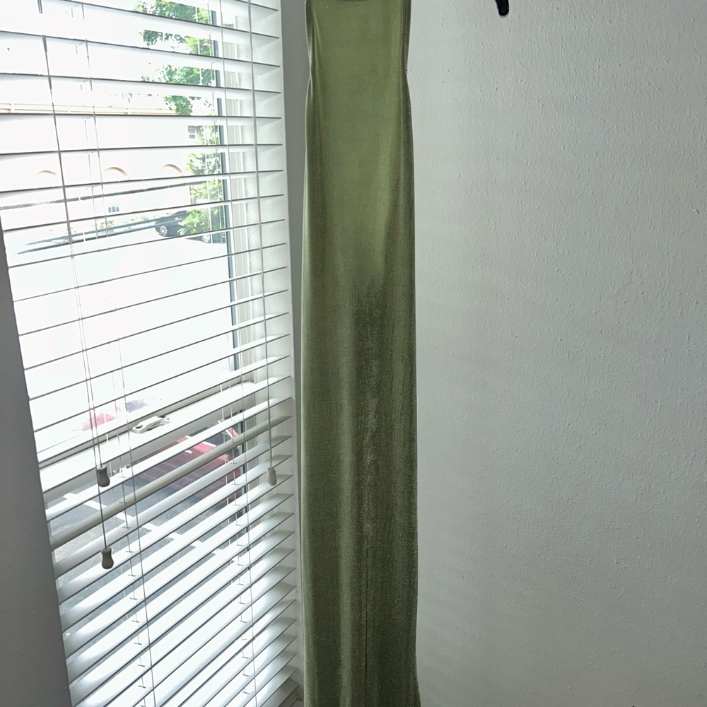 SHEIN Green Maxi Dress